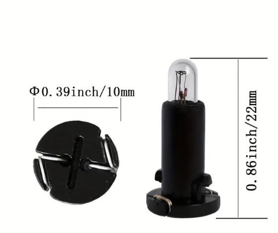 <b>T3 T4 T5 Automotive Instrument Panel Light Bulb Clock Lights Car Dashboard Lamp</b>
