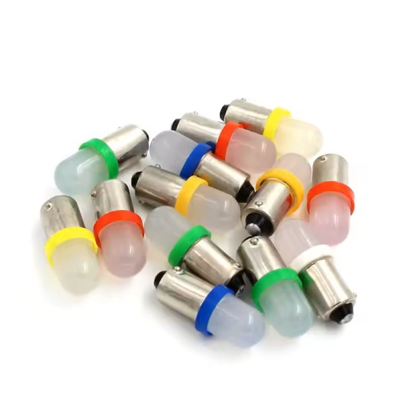 <b>AC/DC 6.3V BA9S #44 #47 Bayonet Base Frosted LED Pinball Light Bulb Flipper Led Bulb Non Ghosting</b>
