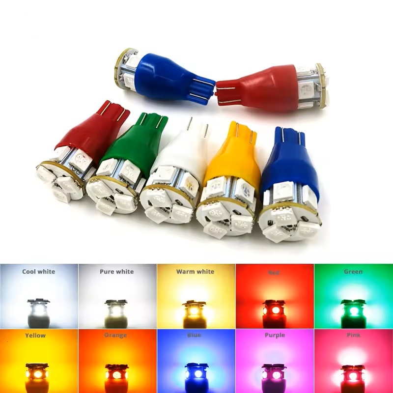 <b>T15 #906 5050 8SMD Pinball LED Flasher Replacement Bulb AC/DC 12V Pinball LED Bulbs</b>