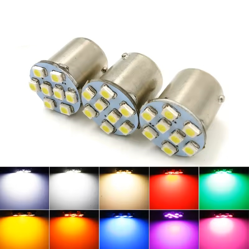 <b>1156 BA15S 3528 8SMD Pinball LED Bulb Bayonet Base #89 Pinball LED Flasher</b>