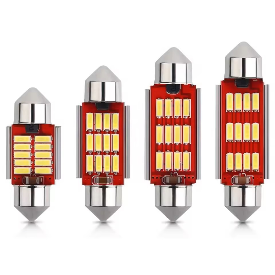<b>31mm 36mm 39mm 41mm 4014SMD LED Festoon Lamp 12-24V Car Interior Reading Light License Plate Lamp Err</b>