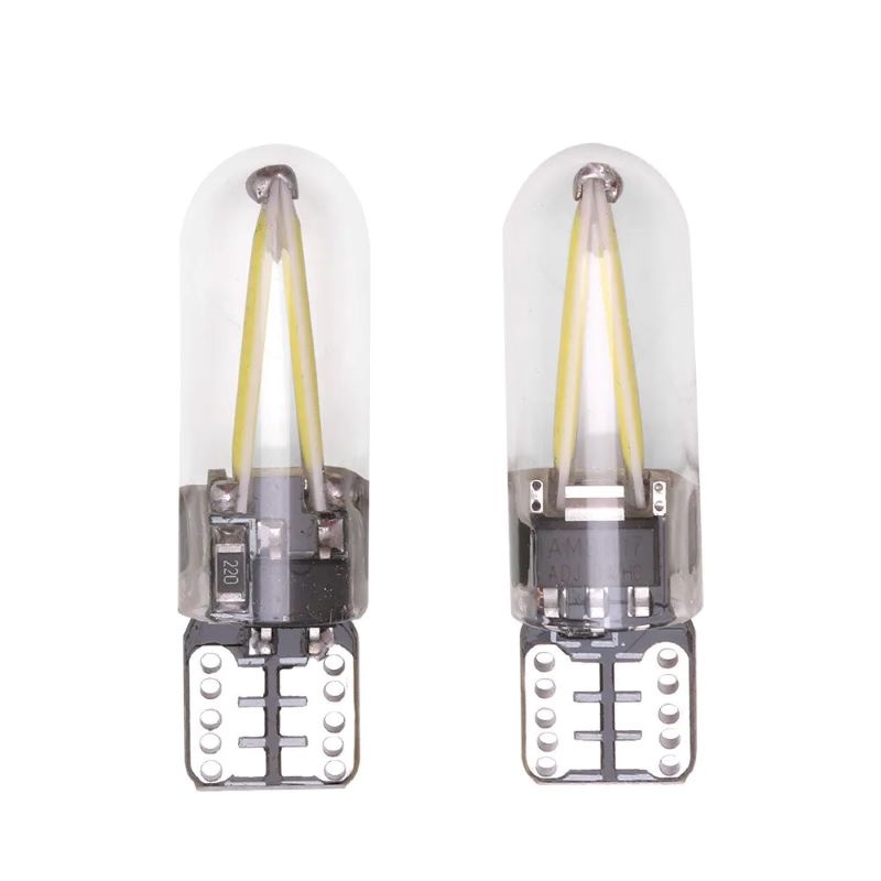 <b>T10 194 168 W5W COB LED Filament Bulb 12V Wedge Car License Plate Light Bulbs Dome Lamp </b>