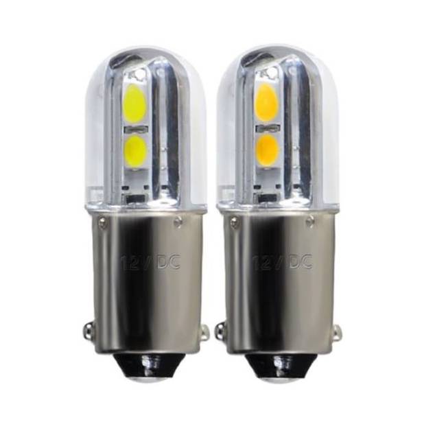 BA9S T11 T4W LED Bulb BA9S 3030 4SMD LED License Plate Reading Light Bulb Flashlights Torch Light