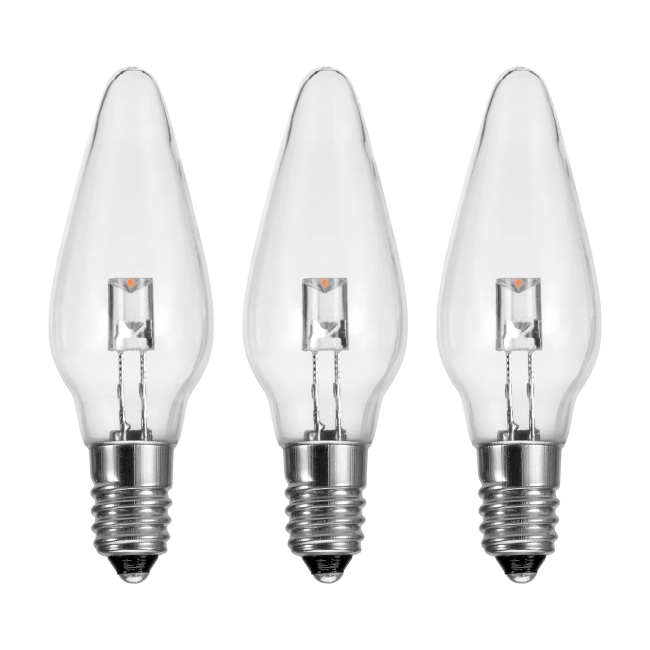 <b>E10 LED Candle Bulbs E10 10-55V Holiday Decorative Light Lamps Spare Bulb Warm White</b>