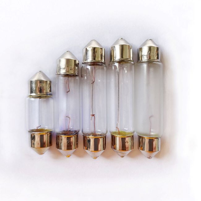 <b>T8 T10 T11 Festoon Lamp SV8.5 12V/24V 31mm 36mm 39mm 41mm 44mm Car License Plate Interior Reading Lig</b>