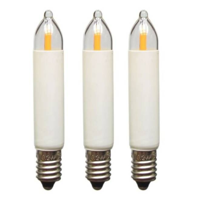 <b>LED Filament Small Shaft Candle E10 Mini Shaft Candle Light Bulbs for Fairy Lights Pyramid Candle</b>