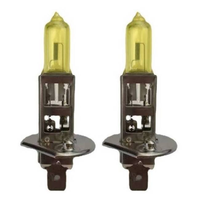 <b>H1 Halogen Headlight Lamp 12V 24V P14.5S H1 Fog Light Parking Light 3000K Yellow </b>