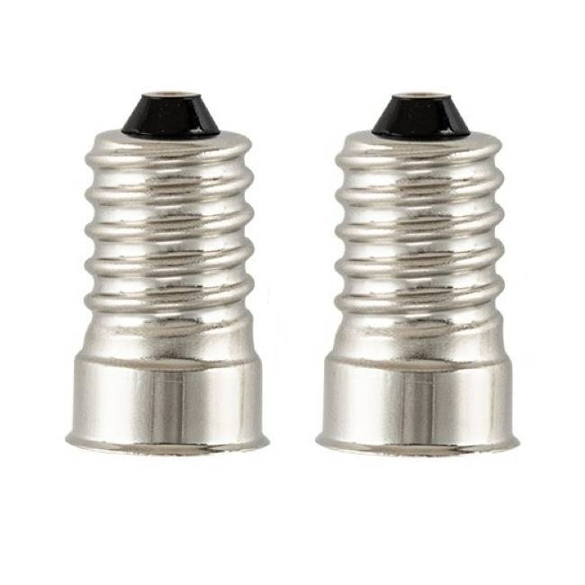 <b>Screw Lamp Cap E14 Copper Nickel Plated Lamp Base Bulb Holder</b>