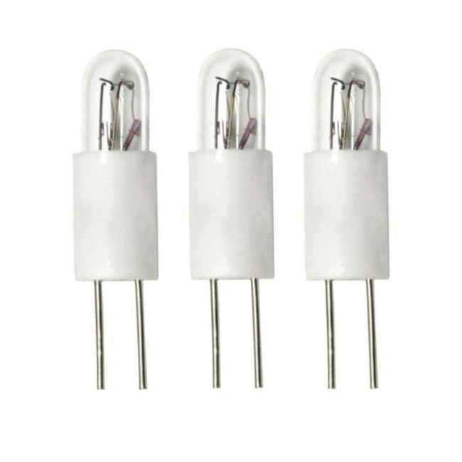 T1 1/4 Bi-Pin Base Miniature Incandescent Lamp T1.25 6V 12V 2