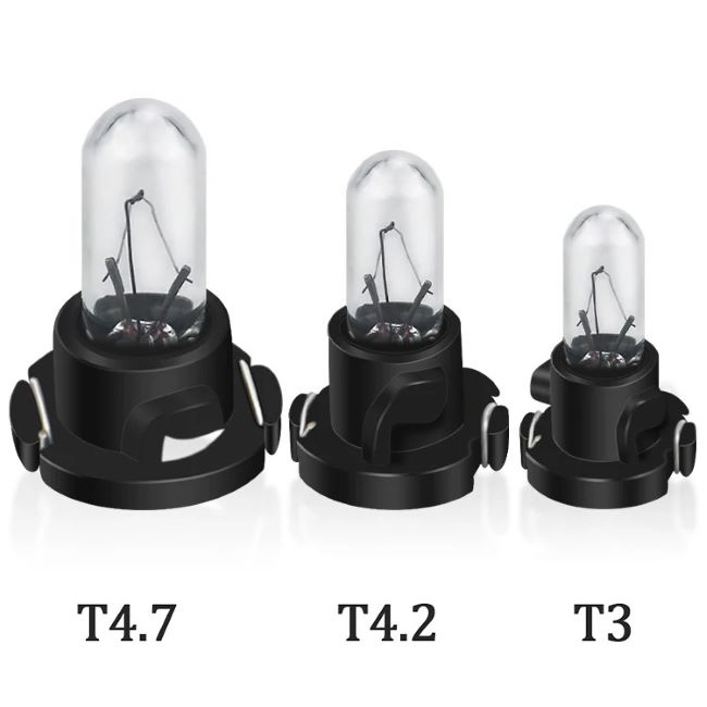 <b>Car Interior Instrument Light Bulbs 12V T3 T4.2 T4.7 Wedge Auto Dashboard Lamps Warming Indicator Lam</b>