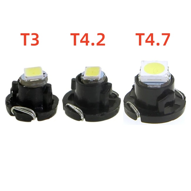 <b>T3 T4.2 T4.7 LED Bulb T3 T4.2 T4.7 Wedge LED Dashboard lights Indicator Bulb Instrument Dash Panel La</b>