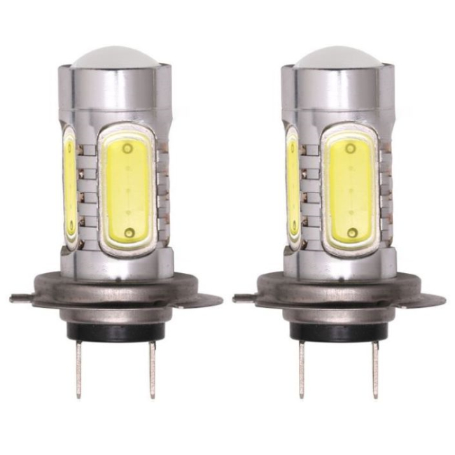 <b>H7 7.5W COB LED Bulbs 12V Car Lamp Headlight Fog Driving Front Turn Signal Lamp</b>
