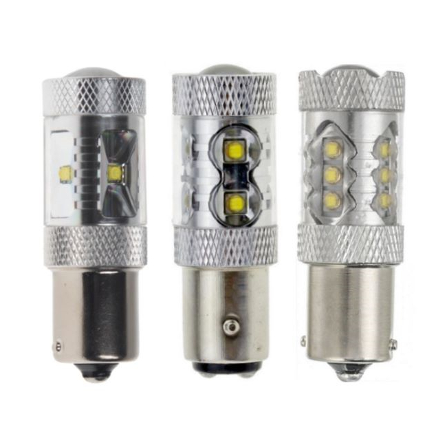 <b>1156 BA15S 1157 BAY15D Car LED Light Bulb  30W/50W/80w  CREE Chips LED Reverse Light Stop Brake Tail </b>