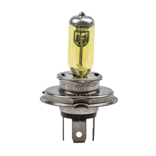 Yellow H4 Car Headlight Bulb Fog Lights H4 60/55W P43t 12V Lo