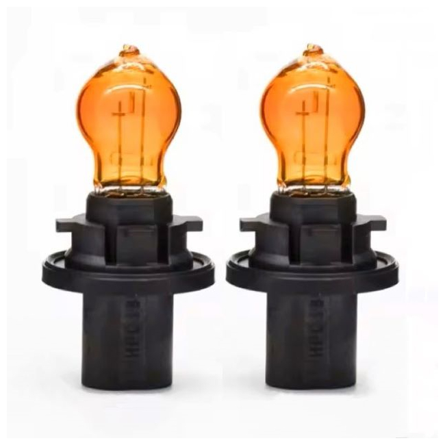 <b>HPC16WY 12V 16W PU20d-2 Fog Light Bulb Turn Signal Lights Indicator Bulb Amber</b>