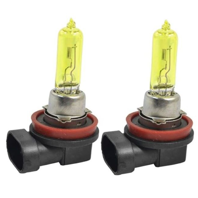 <b>H9 Halogen Fog light Bulbs H9 12V 65W PGJ19-5 Headlight High Beam Replacement Lamp 3000K Yellow</b>