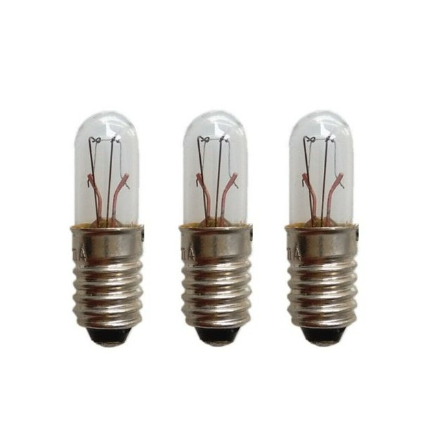 <b>E5 Miniature Bulb 1.5V 2.5V 6.3V 12V 24V E5 Screw Base Mini Indicator Bulb Instrument Light Bulb</b>