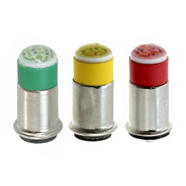 <b>LED Replacement Lamps 6V 14V 28V Multi Chip LED T1 3/4 Midget Flanged Lamp Indicator Light</b>