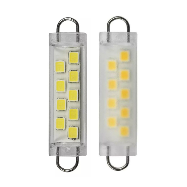 <b>44mm LED Festoon Lamp 24V RL4410 9SMD Rigid Loop Festoon LED Bulbs for Car Interior Light Dome Map Li</b>