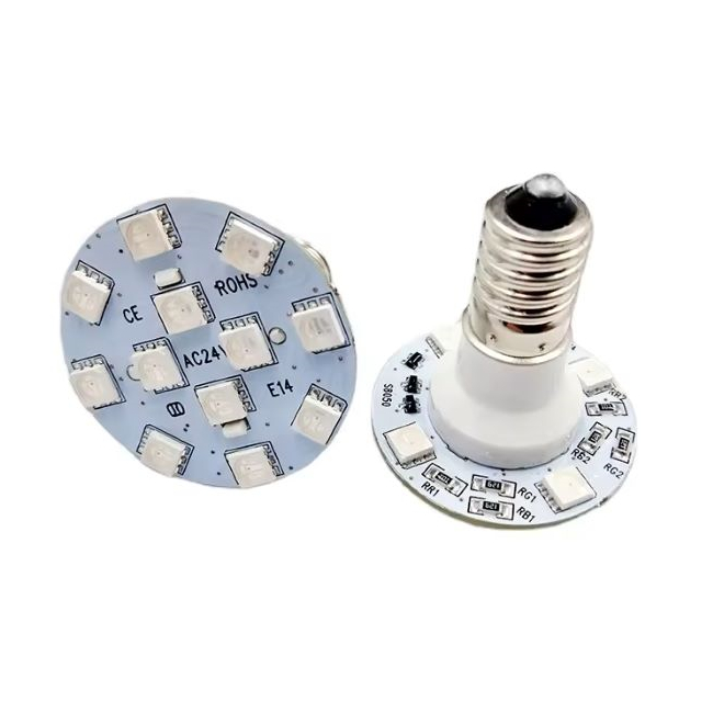 <b>E14 LED Amusement Bulbs E14 5050 16SMD Auto RGB Amusement Light LED Fairy Decorative Holiday Pixel Po</b>