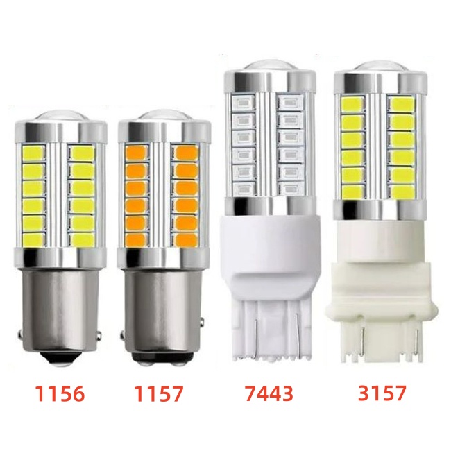 <b>1156 1157 5630 33SMD LED Bulb T20 7440 W21W 7443 W21/5W T25 3156 3157 LED Turn Signal Light Tail Lamp</b>