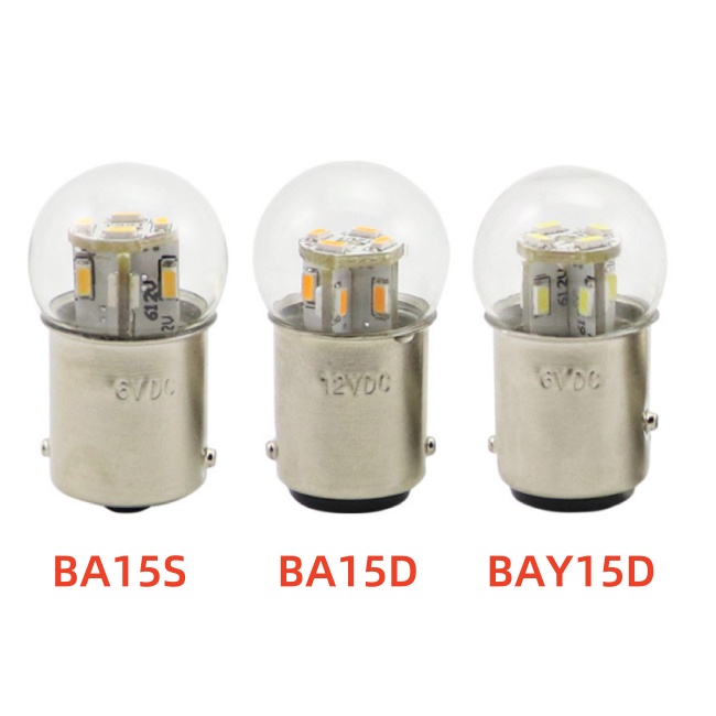 <b>LED Car Lights G18 R5w Led 6V 12V 24V 10-30V Equipment Indicator Light BA15S BA15D BAY15D SMD3014 12L</b>