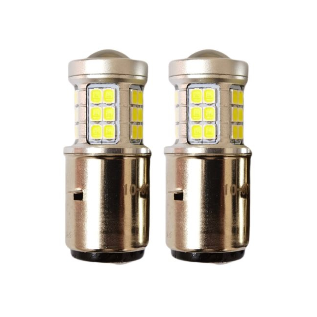<b>BA20D Double Contact Bayonet Base LED Bulb 10-30V BA20D 2835 36SMD LED Turn Signal Lights Backup Reve</b>