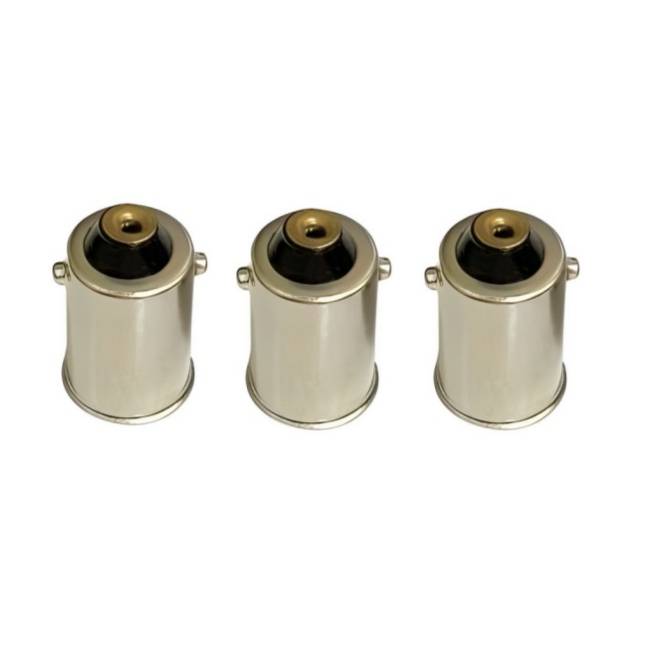 <b>Single Contact Bayonet BA9S Copper Plated Nickel Lamp Bases Lamp Holders Socket for Auto Light Bulb</b>