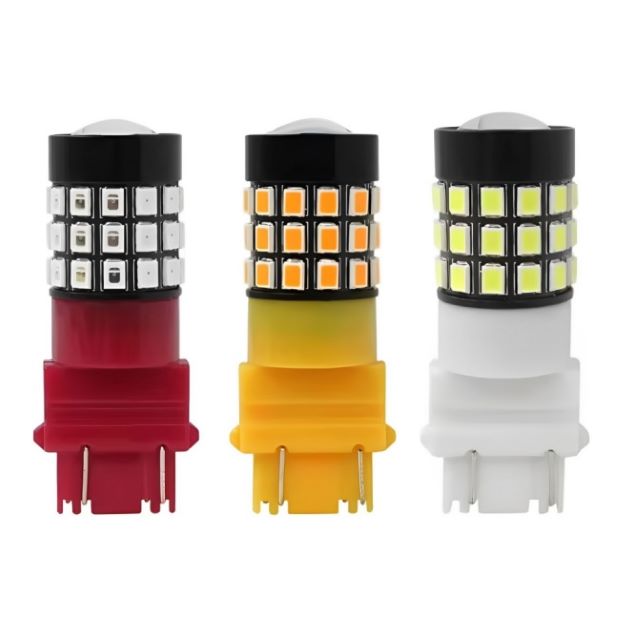 <b>T25 Wedge 3156 3157 LED Bulbs 12-18V T25 2835 39SMD LED Strobe Brake Lights Tail Brake Stop Light Lam</b>