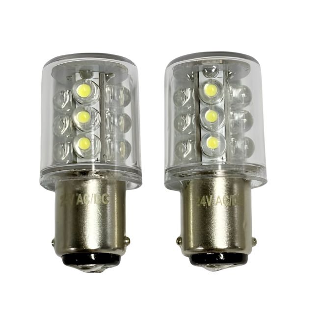 <b>BA15S BA15D LED Indicator Light 24V AC/DC LED Beacon Signal Tower Lamp BA15S BA15D Bayonet Base Pilot</b>