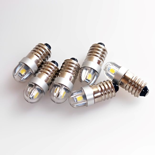 <b>E10 LED Bulb E10 3030 2SMD LED Replacement Bulbs for Car Interior Dome Map License Plate Lights</b>