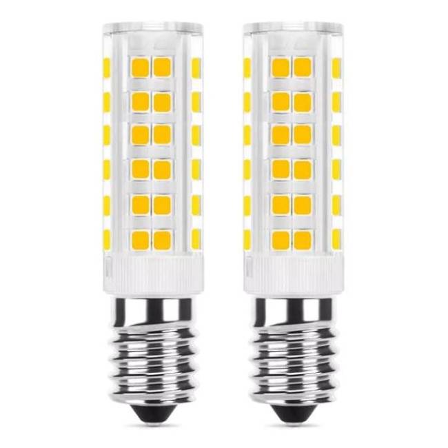 <b>E14 Screw Base LED Light Bulb Ceramic LED Corn Bulb Salt Lamp 5W 220V 2835 75SMD Led Bulbs for Refrig</b>