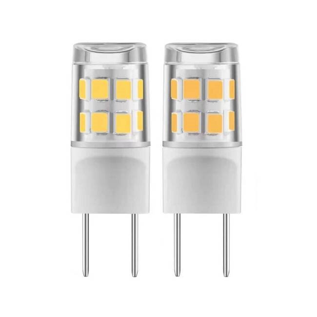 <b>G8 Led Bulb 2W, 20-25W Halogen Equivalent G8 Bi-Pin Base Light Bulbs AC110-130V LED Corn Bulb Cabinet</b>