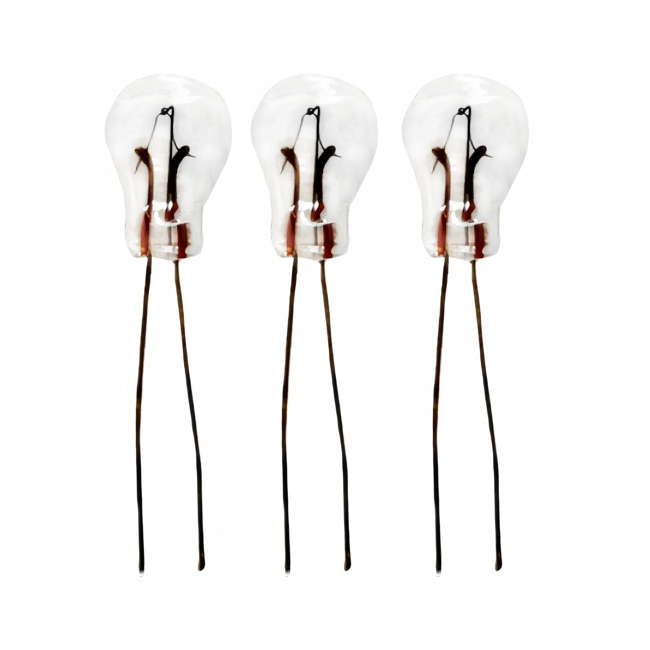 <b> Miniature Bulb Wire Terminal Base Incandescent Light Bulb 6.3V 12V 24V Diameter 6mm </b>