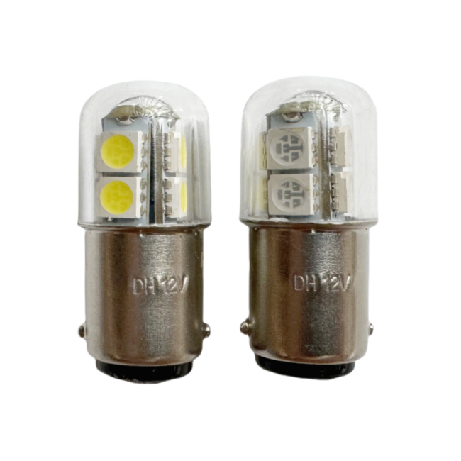 <b>BA15D Bayonet Base LED Light Bulb 12V 24V 1157 BA15D 5050 8SMD LED Replacement Bulb Indicator Lamp Tu</b>