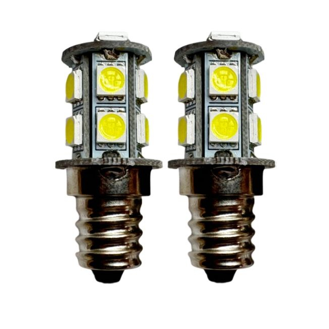 <b>E12 Screw LED Bulb 12V 24V E12 5050 13SMD LED Light Bulbs Brake Tail Turn Signal Parking Light</b>