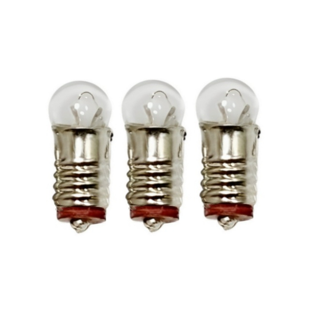 <b>E5 E5.5 Screw Base Miniature Bulb 6.3V 12V 24V Indicator Lamp Globe</b>
