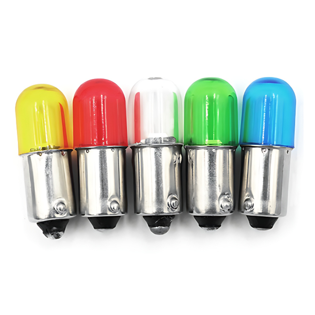 <b>BA9S Single Contact Bayonet Base LED Bulb 6V 12V 24V BA9S LED Indicator Bulb License Plate Bulb Instr</b>