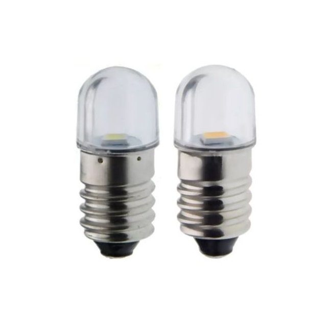 <b>E10 LED Light Bulb 3V 6V 12V AC/DC 2835/3030 1SMD LED Miniature Bulb Indicator Lamps Flashlight Bulb</b>