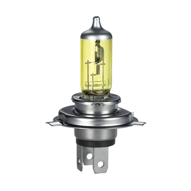 <b>Yellow H4 Car Headlight Bulb Fog Lights H4 60/55W P43t 12V Low Beam High Beam Additional Headlamp</b>
