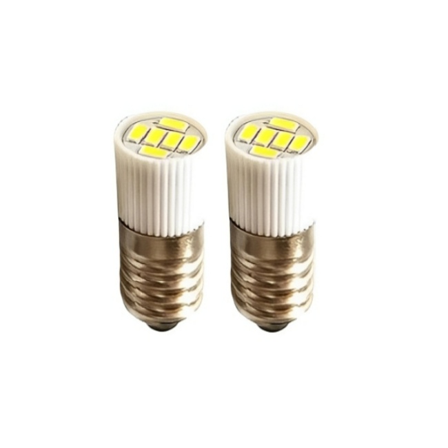 E10 LED Screw Base Indicator Bulb 12V 24V 120-130V 220-240V L