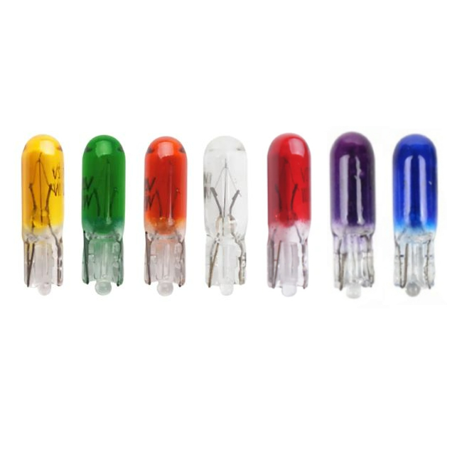 <b>12V 1.2W W2W T5 Wedge Halogen Bulb Car Instrument Lights Dashboard Bulb Auto Interior Lamp</b>
