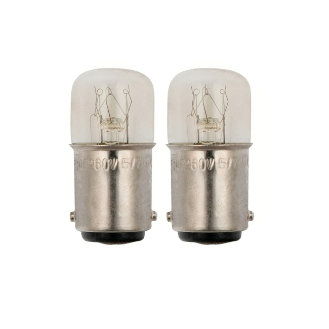 <b>BA15D T16x35mm Tubular Incandescent Bulb 12V 24V 220-260V BA15D Double Contact Bayonet Base Indicator</b>