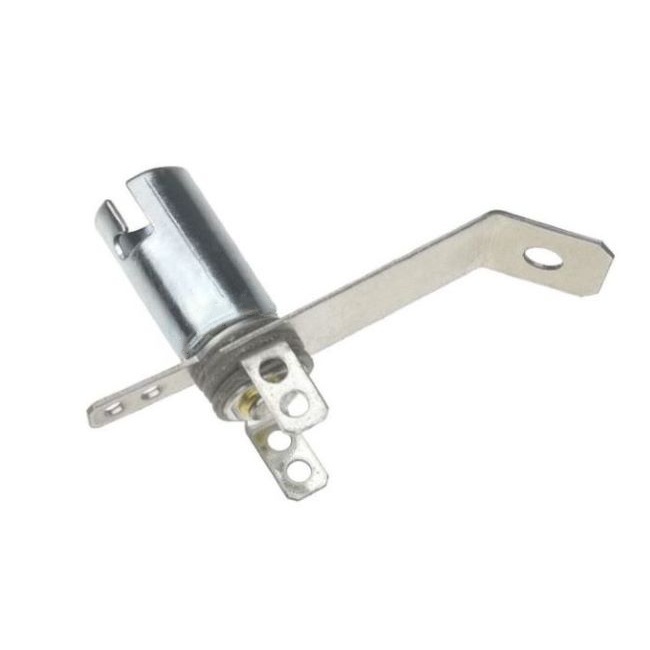 <b>Miniature Bayonet Base Lamp Socket 3-Lead Socket with Long Mounting Bracket</b>