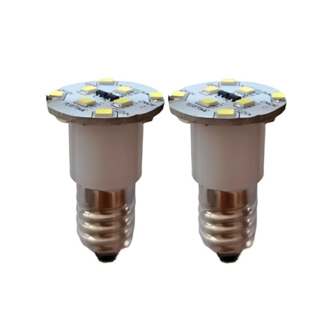 <b> E10 E14 Amusement LED Light 24V 60V 22mm 12Leds LED Turbo Bulb Point Light Pixel Light</b>