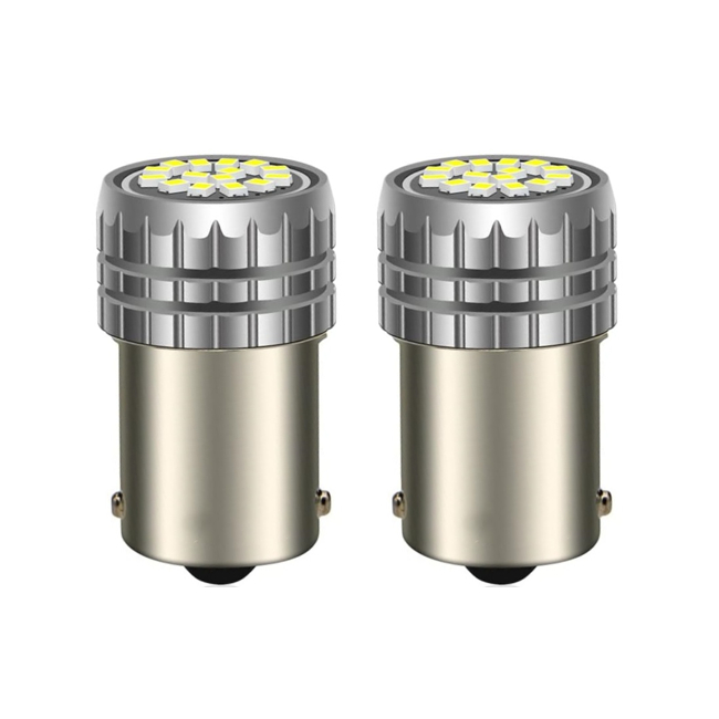 <b>1156 BA15S LED Bulb 12V 2016 15SMD Automotive LED Backup Reverse Tail Lights Turn Signal Lamps</b>