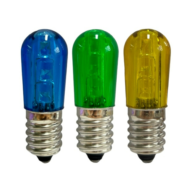 <b>E14 3LEDs Papaya Bulbs 12V 24V LED Votive Lamp Christmas Decorative Light</b>