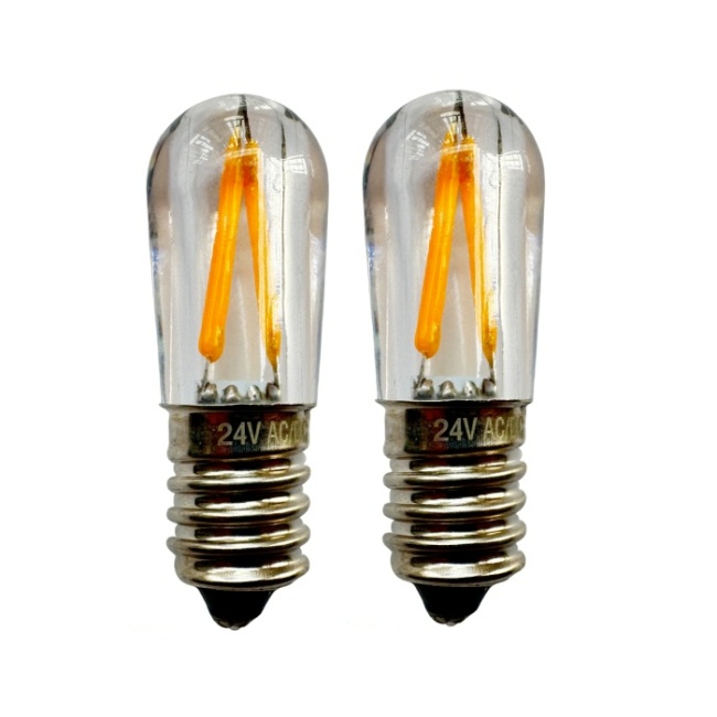 <b>E14 LED Filament Lamp Decorative Papaya Bulb AC/DC 14V 24V 2PCS LED Filaement Votive Lamp</b>