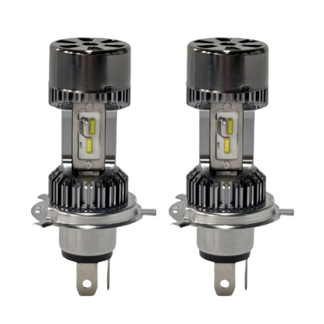 <b>M8 Motorcycle LED Headlight H4 Hi/Low Beam LED Lamp 12-24V</b>