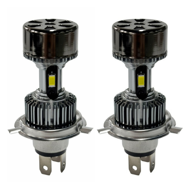 M9 3570 3 Side H4 Motorcycle LED Headlight Bulb with Cooling 